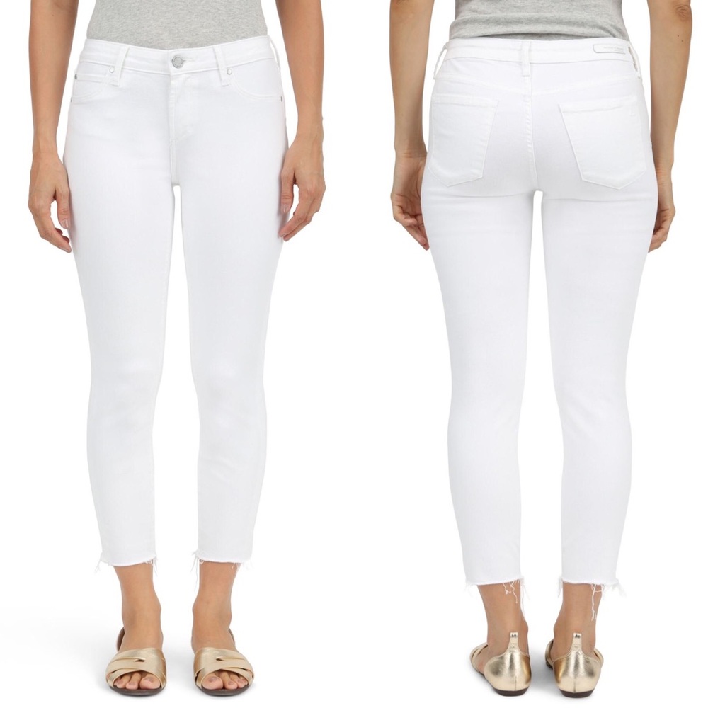 Articles of Society White Katie Ankle Crop Jeans